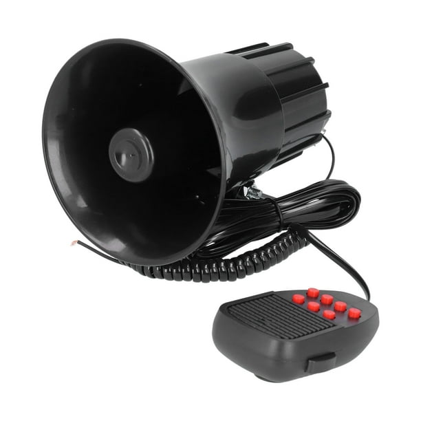 12V 100W 7 Tone Car Truck Speaker with Mic PA System Warning Alarm