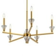 thumbnail image 2 of Modern Five Light Chandelier-Fox Gold Finish Bailey Street Home 147-Bel-4187418, 2 of 9