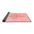 thumbnail image 2 of Ahgly Company Indoor Round Abstract Red Contemporary Area Rugs, 3' Round, 2 of 4