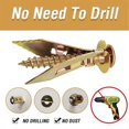 thumbnail image 3 of 50Pcs Upgraded Self-Drilling Wall Anchor Screws, Premium Drywall Anchor and Screw Set for Easy Application, 3 of 4
