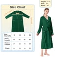 thumbnail image 4 of Catalonia Lightweight Ladies Bathrobe, Long Summer Robe with Pockets,Soft Summer Robes for Women, Kimono Gift for Her, Green, 4 of 7