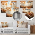 thumbnail image 4 of Designart "Birch Woods Autumn I" Floral Metal Wall Art Prints, 4 of 5
