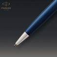 thumbnail image 4 of Parker Sonnet Ballpoint Pen | Blue Lacquer with Palladium Trim | Medium Point Black Ink | Gift Box, 4 of 8