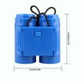 thumbnail image 4 of Telescope Kid Portable foldable High Resolution Strap Children Binocular 2.5x Magnification Binoculars Toy Aids Blue, 4 of 8