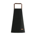 thumbnail image 2 of Waterproof Kitchen Apron Plastic Material Oil-Resistant With Pockets Unisex Design For Household Cooking Measuring 11.81x11.02x0.39 Inches (Black), 2 of 6