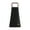 Black, variant on SIYTUAU Kitchen Apron Waterproof Oil Resistant Unisex Adult Apron With Front Pocket Adjustable Neck Strap Plastic Material 35 Inches Long Black Color Black