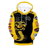 The Karate Kid Cobra Kai Hoodie 3D Print Animation Clothes Cosplay Coat Sweatshirt Hooded Costume