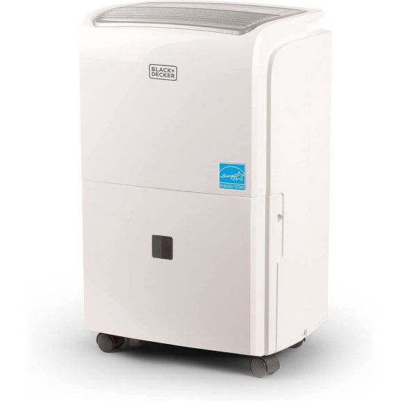 BLACK DECKER BDT20WTB 20-Pint 1500 Sq. ft. Portable Dehumidifier, White