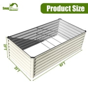 Wolan SnugNiture 6x3x2 ft Galvanized Metal Raised Garden Bed, Large Outdoor Planter Box for… — $55.79 (63% off)