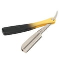 thumbnail image 5 of Recortadora de pelo recta, cortadora de borde recto Manual con gradiente plegable, cuchilla para cejas plateada, 5 of 5