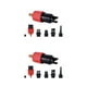 thumbnail image 4 of Soidarity Adaptador de bomba de aire Sup, paleta inflable, bote de goma, adaptador de válvula de aire para Kayak, convertidor de compresor de neumáticos, Negro y rojo 3.4*7.1*3.4 cm 2piezas Soidarity CBP098361, 4 of 6