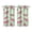 Waterme, variant on Geometric Watermelon Print Caf Curtains 2 Pack - 27.5x36 Inch Fresh Watermelon Pattern Semi-Sheer Tier Curtains, Rod Pocket Short Curtains for Minimalist Kitchen Decor