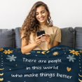 thumbnail image 5 of Thank You Gifts for Women - Christmas, Birthday, Thanksgiving Gifts for Women Friend, Teacher Appreciation Gifts, Inspirational Gifts for Coworkers, Employee - Fleece Throw Blankets 50x60 in, 5 of 5