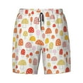 thumbnail image 5 of Rocae Cute Cartoon Mushrooms for Men's Swim Trunks Quick Dry With Two Side Pockets and One Lined Patch PocketXX-Large, 5 of 9