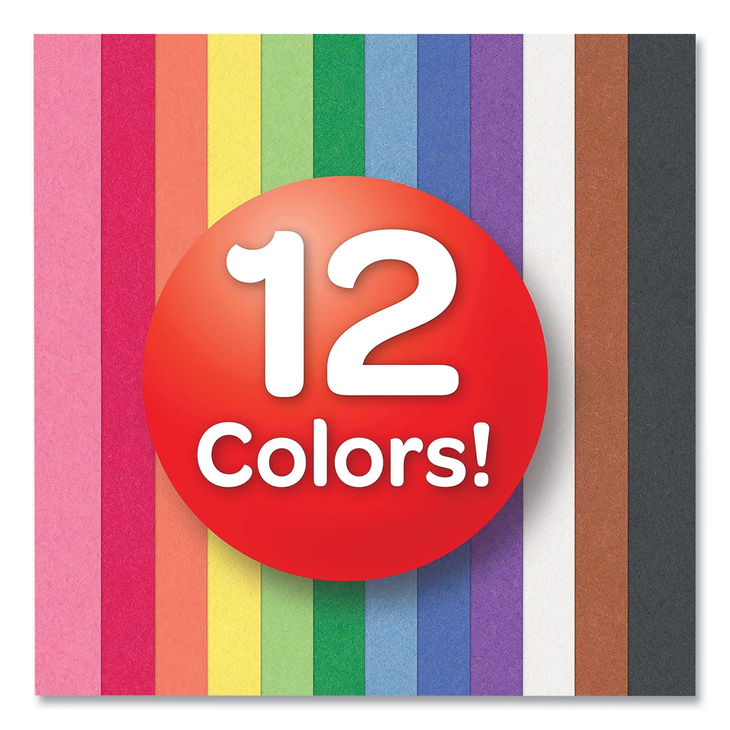 Construction Paper, 9 x 12, Assorted Colors, 240 Sheets/Pack | Bundle of 2 Each