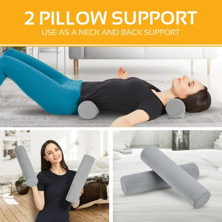 Memory foam neck roll pillow hotsell
