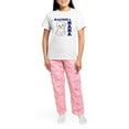 thumbnail image 4 of CafePress - MALTESE MAMA Women's Light Pajamas - Women's Short Sleeve Print T-Shirt and Pants Light Cotton Pajama Set, 4 of 7