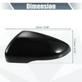 thumbnail image 3 of Unique Bargains Car Rear View Left Right Mirror Cover Cap Replacement for Volkswagen Golf MK6 Touran Pair Gloss Black, 3 of 6