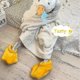 thumbnail image 4 of Duck Feet Slippers, Halloween Women Duck Slippers Winter, Cosplay Monster Paw Plush Slippers one size fits all Yellow, 4 of 5