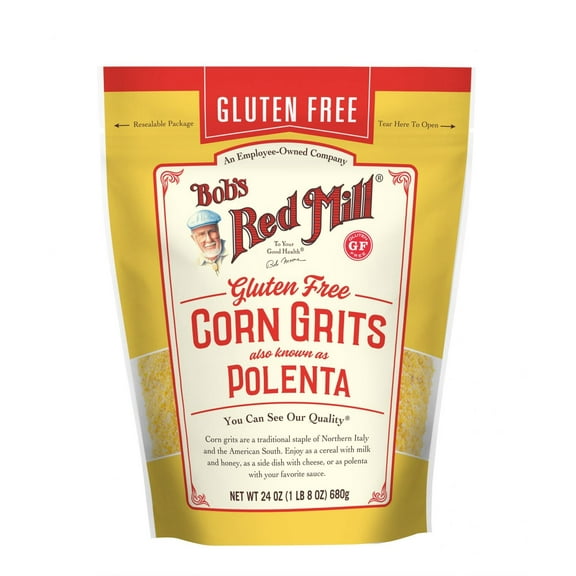 Bobs Red Mill Gluten Free Corn Grits / Polenta, 24 Ounce Packaging May Vary