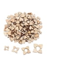 thumbnail image 6 of 150 pcs Mini Rustic Wooden Love Heart Wedding Table Scatter Natural Wood Heart Crafts DIY Manual Patch Home Decorations, 6 of 9