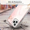 thumbnail image 6 of Vena Melange Marble Case Compatible with Apple iPhone 12/12 Pro (6.1"-inch), (Drop Proof Protection) Stylish Bumper Case Cover - Pink, 6 of 8