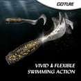 thumbnail image 5 of Goture coiled tail soft bait perfect soft plastic artificial bait, suitable for bass, Trout, Crappie, Panfish, Perch and a variety of fish, coiled tail swimming bait Crappie bait, a package of 20, 5 of 9