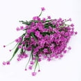 thumbnail image 3 of Morttic 6 Bundles Artificial Camellia Flowers No Fade Faux Autumn Plants, Fake Indoor Outdoor Greenery for Thanksgiving Christmas Wedding Party Home Garden Fireplace Decor (Fuchsia), 3 of 9