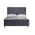 thumbnail image 3 of Uspridefurniture Collinsworth Tufted Low Profile Sleigh Velvet Bed -Queen, 3 of 5