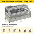 thumbnail image 5 of Aivituvin Guinea Pig Cage with Trays Anti-Chewing Hamster House Indoor Small Animal Cages, 5 of 7