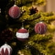thumbnail image 3 of 12 Pcs Velvet Christmas Balls Flocked Christmas Tree Ornaments Plastic Balls Xmas Decorative Hanging Ornaments Christmas Tree Decoration, 3 of 5