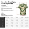 thumbnail image 2 of Yiaed Lilies Flowers Print Mens Short Sleeve Tight Fit T-Shirt, Crewneck Casual Tee-XX-Large, 2 of 5