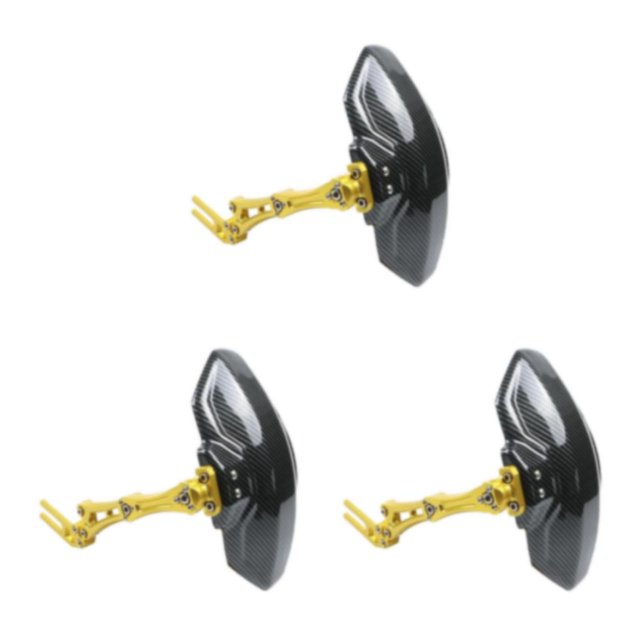 maskred Rear Mudguard Fender for N1s M3 Electric Bike Effective Protection Gold 3Set
