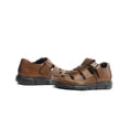 thumbnail image 2 of Sandalia Merano para caballero en piel ajuste T Color Cognac cafe 25.5, 2 of 6