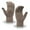 Coffee, variant on Unisex Waffle Weave Knit Touch Gloves, Elastic Rib Cuff Warm Accessory For Cold Season Daily Outdoor Commutes Coffee