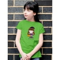 thumbnail image 2 of Cute Witch Girl W Handbag T-Shirt Juniors -Image by Shutterstock,  x-Large, 2 of 4