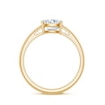 thumbnail image 2 of Rosec Jewels Certified Moissanite Cushion Cut Engagement Ring - 8 mm - 3 Ct Moissanite Ring - D-VS1 Quality Certified, 18K Yellow Gold, US 9.50, 2 of 8