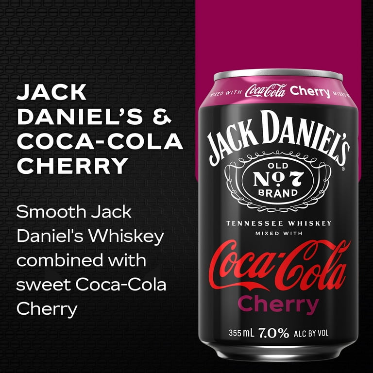 Jack Daniel's & Coca-Cola Canned Cocktails Variety Pack, 6-pack