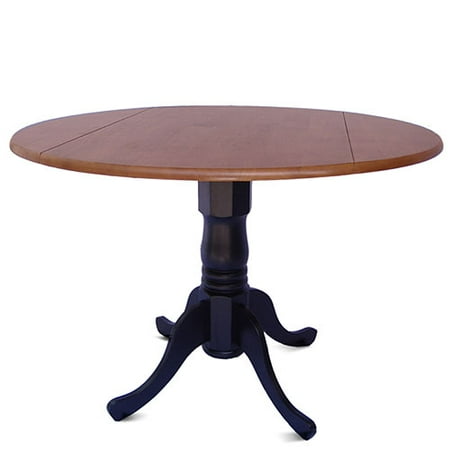 Round Kitchen Table round kitchen table with drop leaves, black / cherry - walmart Round Kitchen Table round kitchen table with drop leaves, black / cherry - walmart