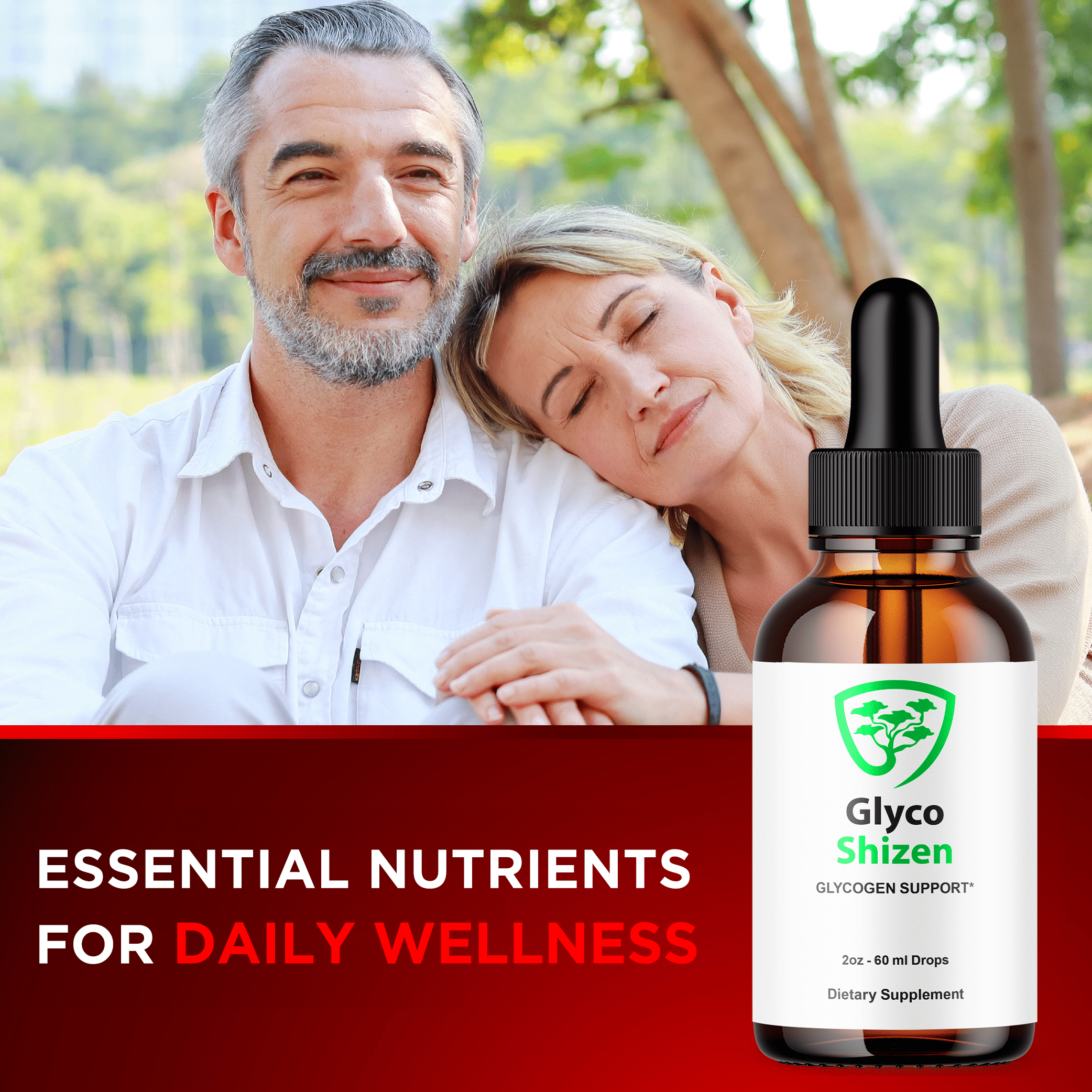 Glyco Shizen Glycogen Support Drops Advanced Formula Vitamin Supplement 90 Servings