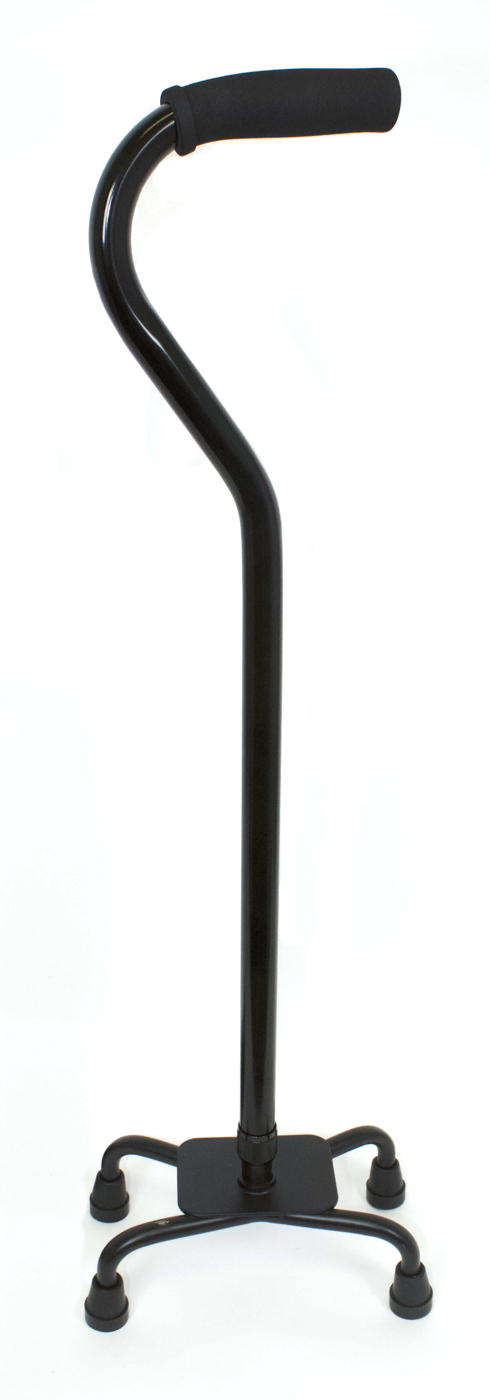 Rms Quad Cane Adjustable Walking Cane With Pronged Base For Extra