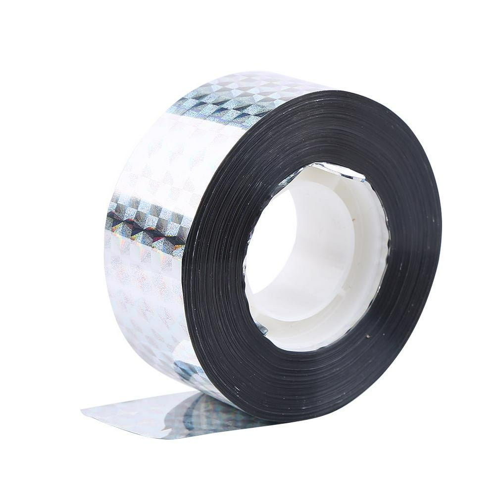 Tebru Bird Tape, 90M Bird Deterrent Tape Audible Visual Flash