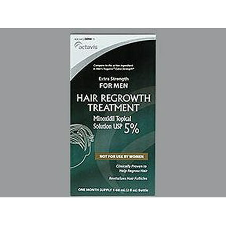 Mens Extra Strength Hair Regrowth Treatment  Minoxidil 5% Solution, 2 (Best Hair Colour To Hide Grey Regrowth)