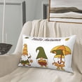 thumbnail image 5 of Naloa Hello Autumn Pillowcase, Throw Pillowcase, Wrinkle-Free, Stain-Resistant with Hidden Zipper for Bedroom Sofa-14"x20", 5 of 6