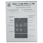 2) JBL IRX108BT 8 1000 Watt Powered DJ Portable PA Speakers w/ Bluetooth+Stands