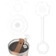 thumbnail image 3 of Juego Tapones A Prueba Derrames 1+2 (Marfil), 3 of 9