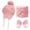 1-Light Pink317, variant on Oiyii Toddler Girls Fleece‑Lined Earflap Cap Solid Skiing Mittens Fall Winter Neck Gaiter, Pink