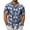 Navy Blue- White Flower, variant on COOFANDY Mens Summer Shirts Floral Hawaiian Shirts Short Sleeve Casual Beach Wear Clothing