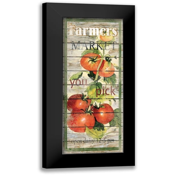 Robinson, Carol 8x14 Black Modern Framed Museum Art Print Titled - Tomatoes