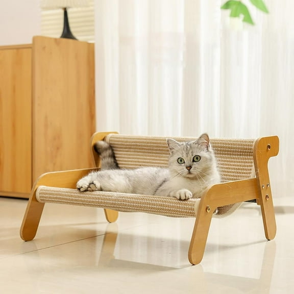 Cat Bed, Cat Lounge Chair, Cat Scratching Board Cat Bed, for Living Room Bedroom